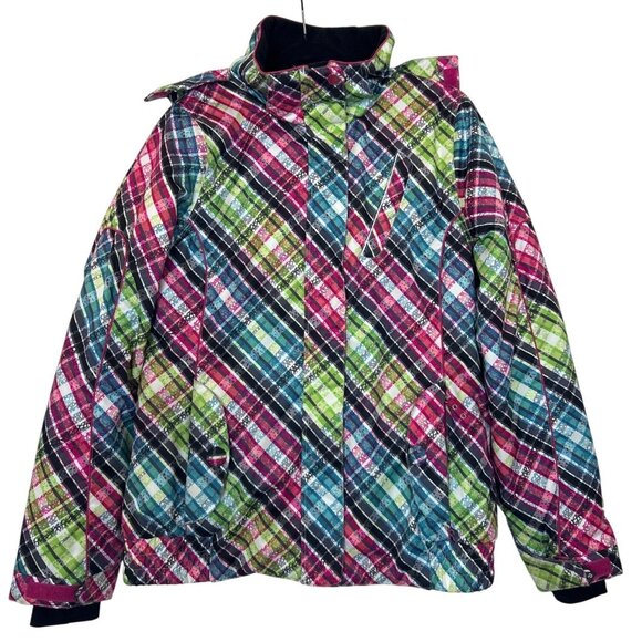 Jupa Ski Snowboard Jacket Girl's 16 Dridux Thermadux Waterproof Multicolored - Picture 1 of 11